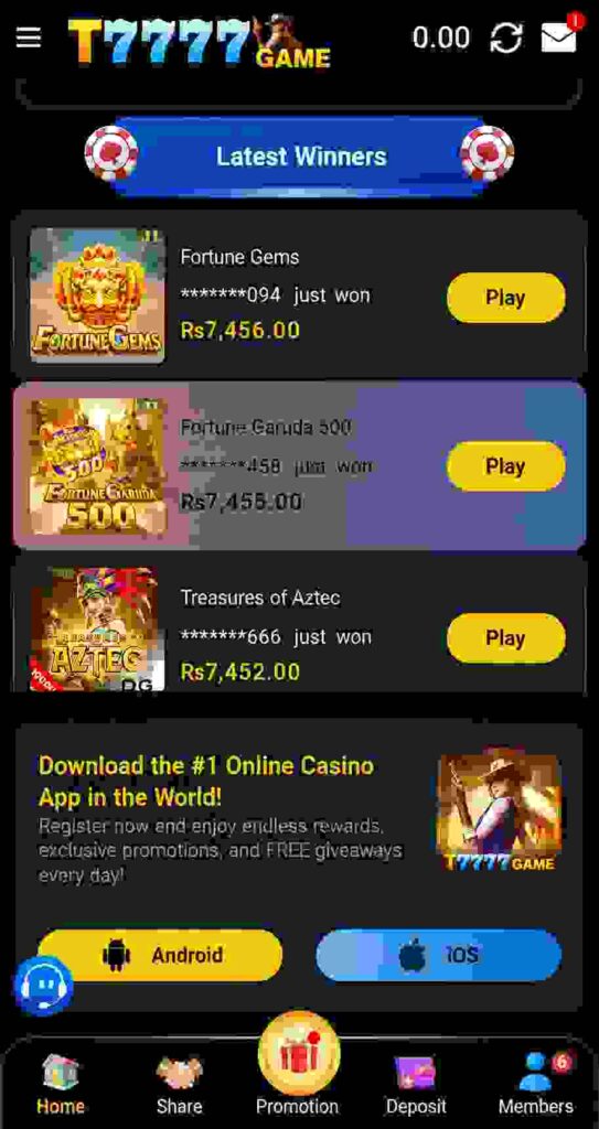 T7777-Game-APP