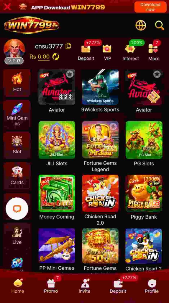 WIN7799 Game app